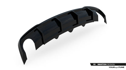 Rear Valance Audi A5 Coupe 8T Facelift (Version with single exhausts on both sides)
