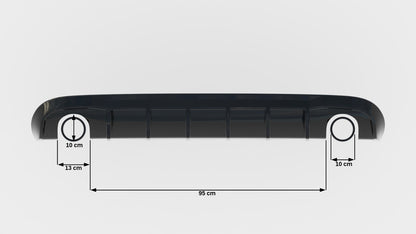 Rear Valance Audi A5 S-Line Sportback 8T (Version with single exhaust tips on both sides)