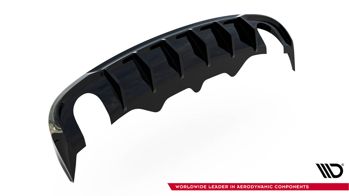 Rear Valance Audi A5 S-Line Sportback 8T (Version with single exhaust tips on both sides)