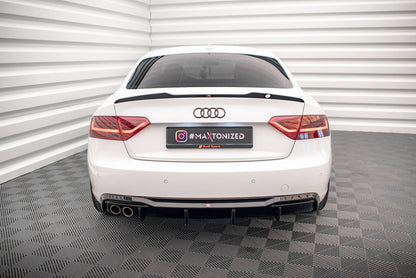 Rear Valance Audi A5 Sportback 8T Facelift  (Version with dual exhausts on one side)