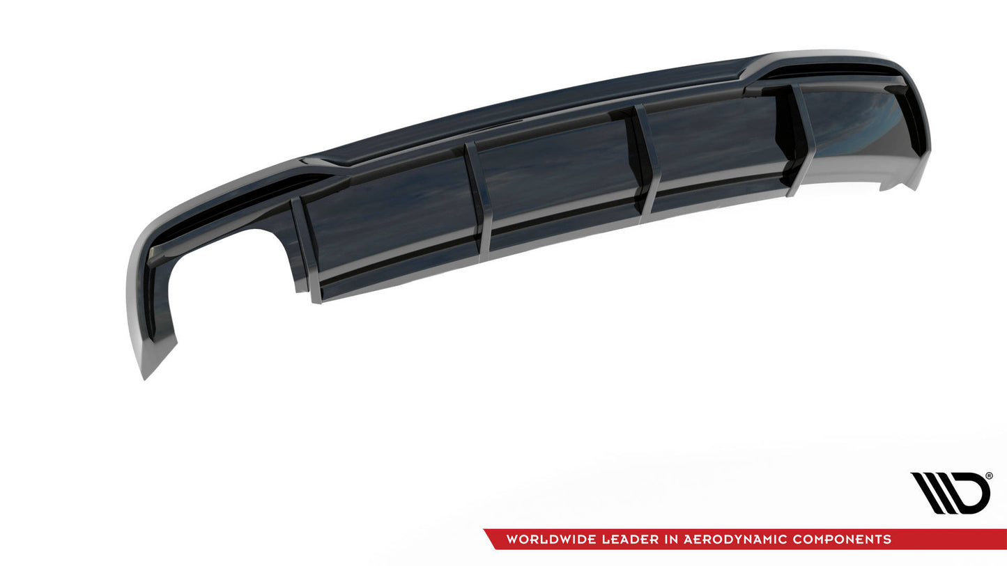 Rear Valance Audi A5 Sportback 8T Facelift  (Version with dual exhausts on one side)