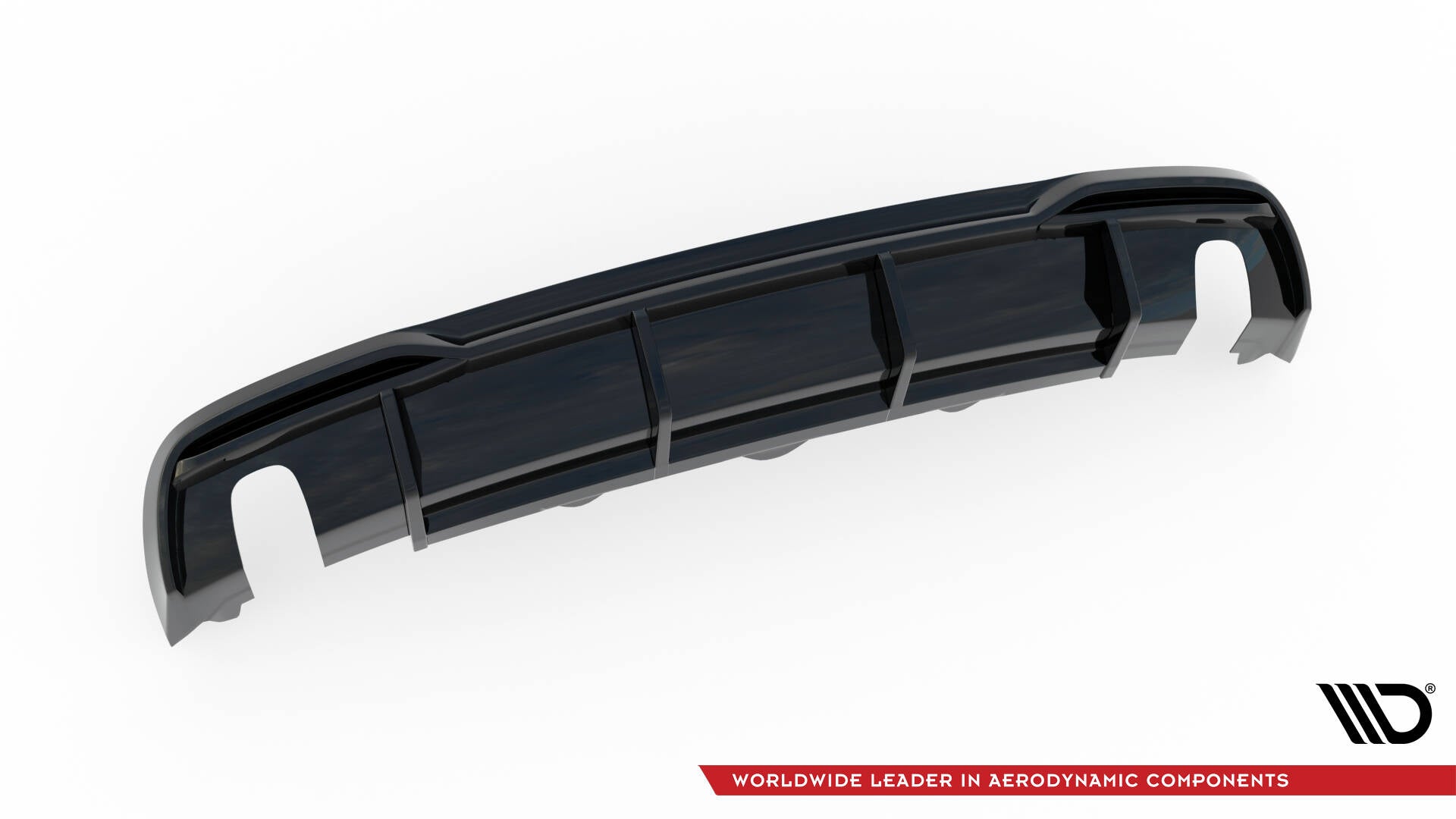 Rear Valance Audi A5 Sportback 8T Facelift (Version with single exhausts on both sides)