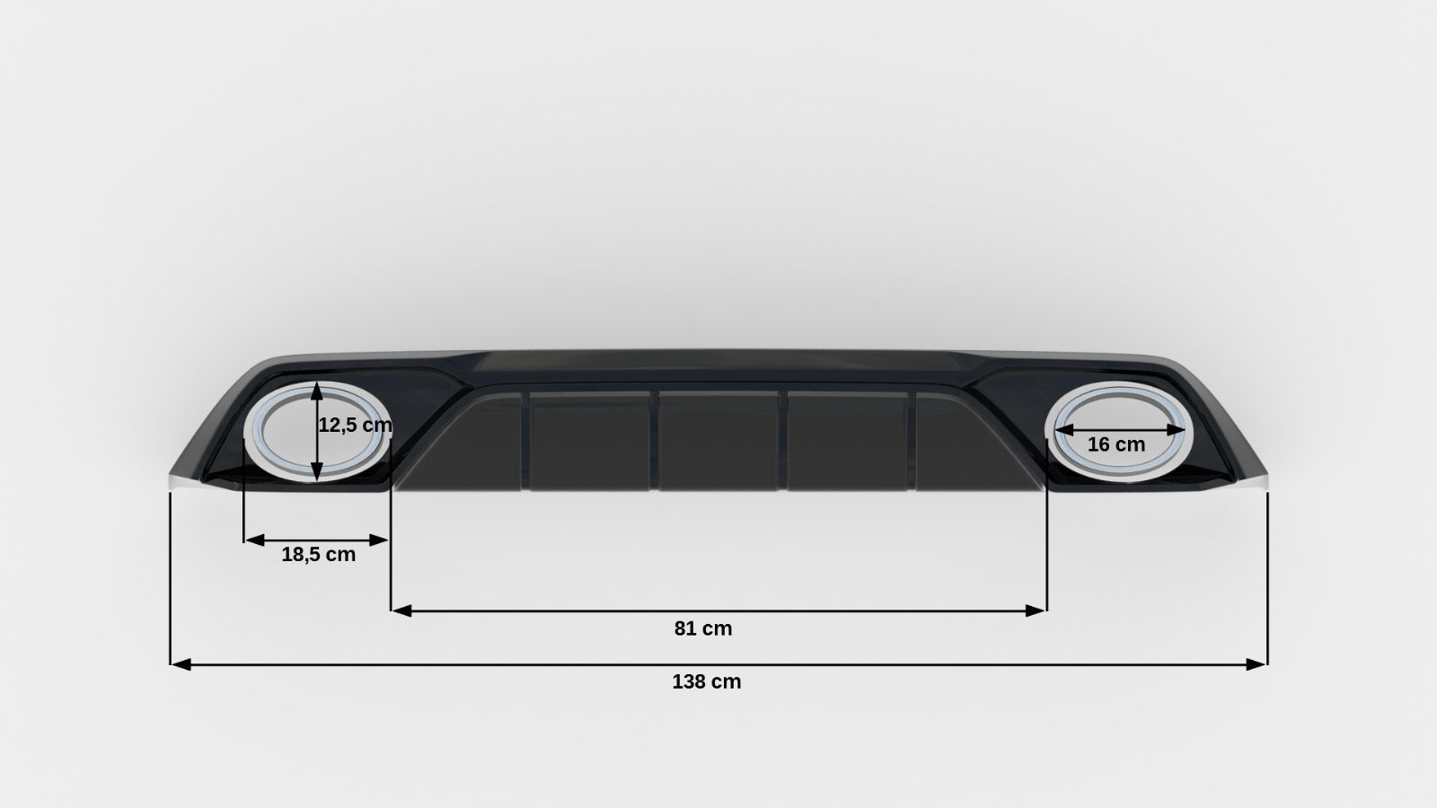 Rear Valance Audi RS3 8Y