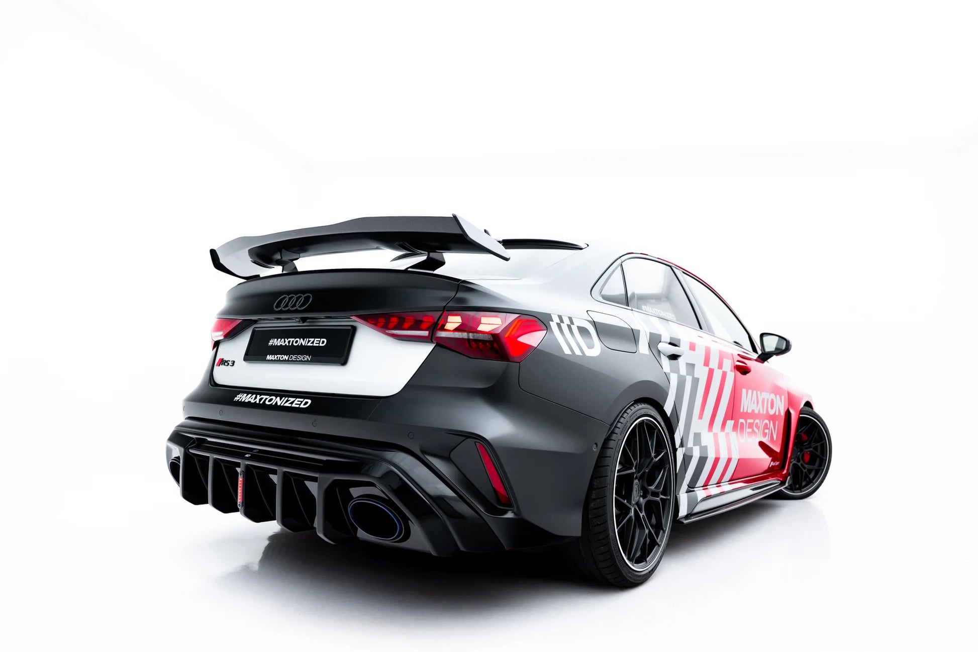 Rear Valance Audi RS3 Sedan 8Y Facelift (Version with LED light)