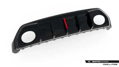 Rear Valance Audi RS3 Sedan 8Y Facelift (Version with original reflector)