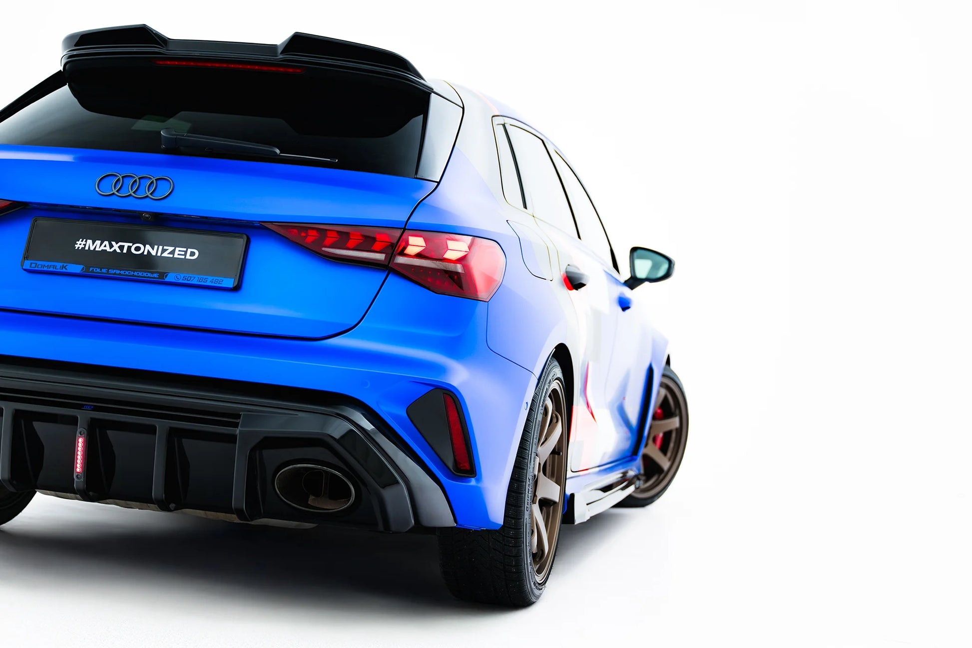 Rear Valance Audi RS3 Sportback 8Y Facelift (Version with LED light)