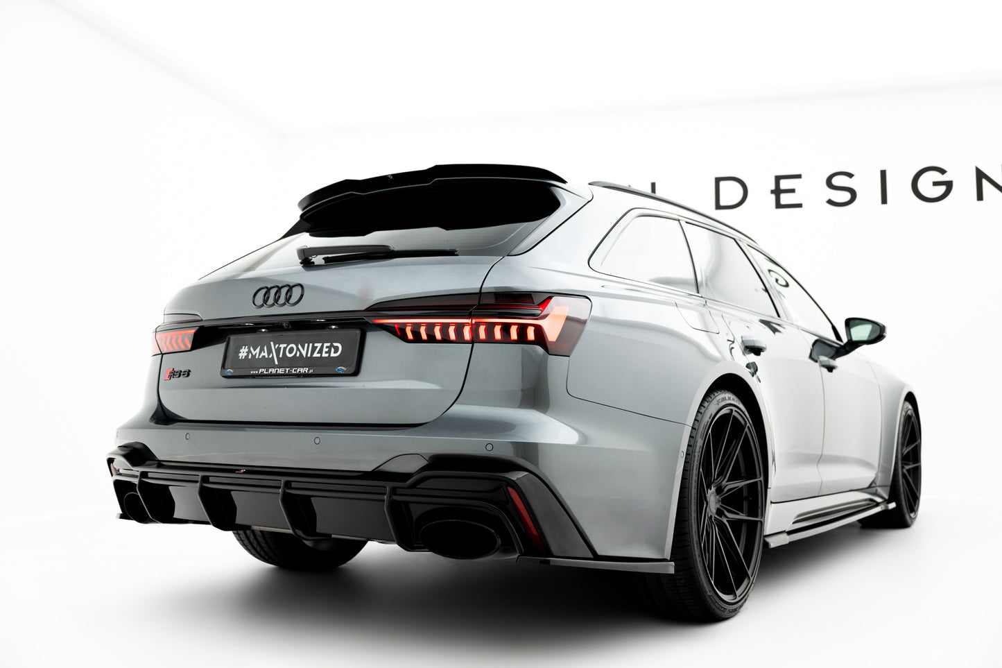 Rear Valance Audi RS6 C8 / C8 Facelift  (Version with towbar)