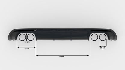 Rear Valance Audi S3 Sportback 8V