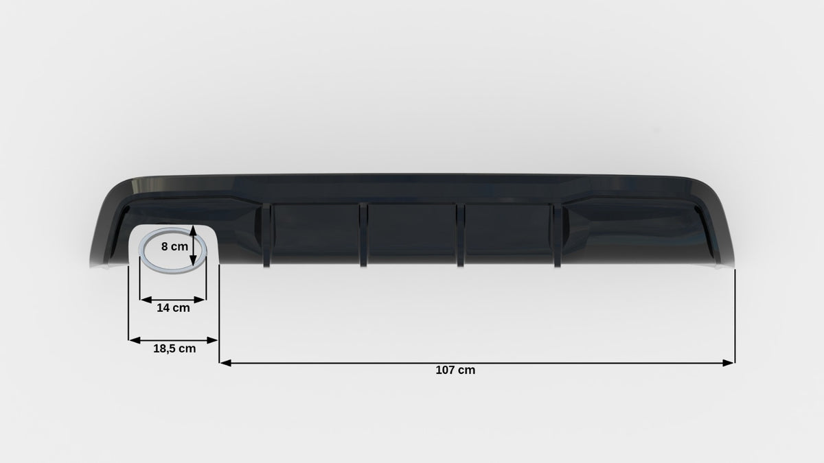 Rear Valance BMW 1 M-Pack E82