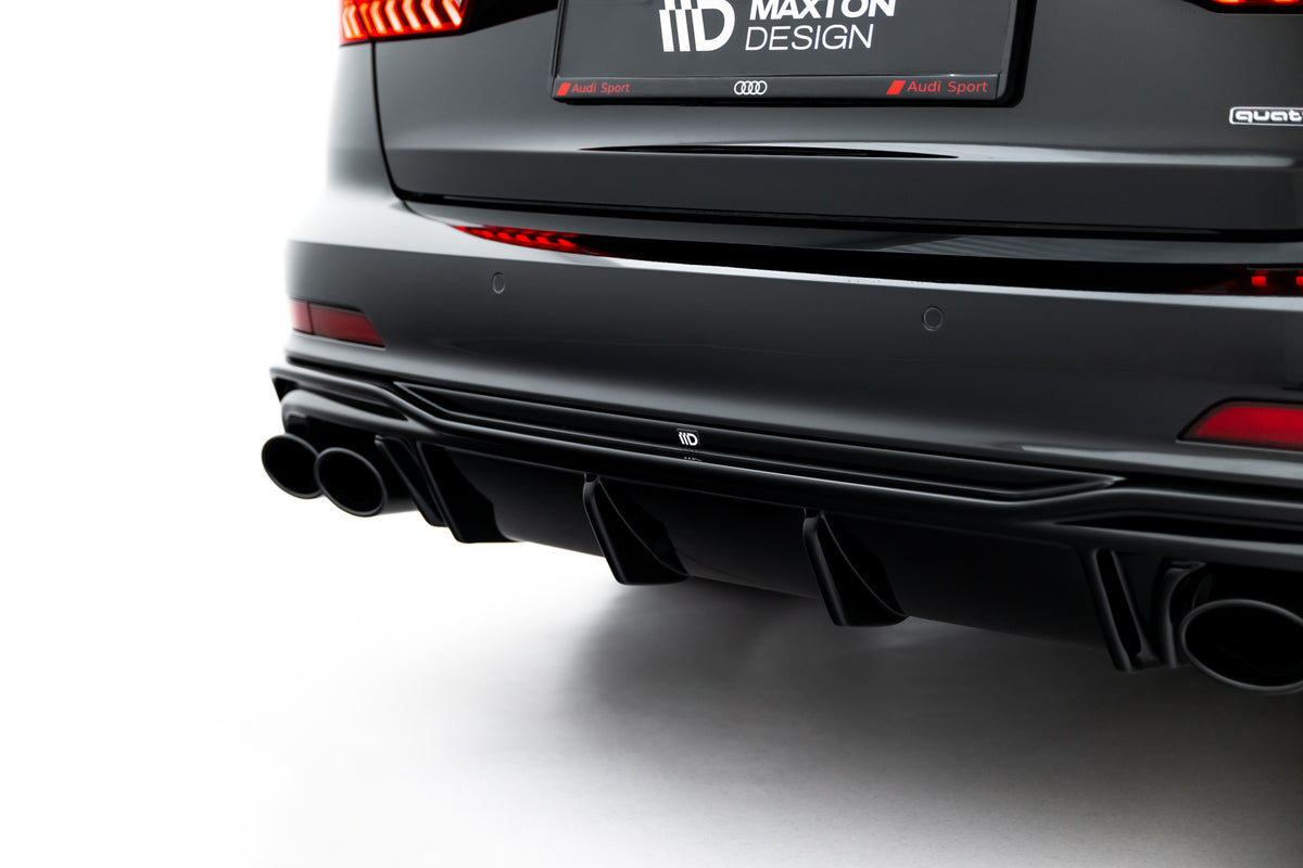 Rear Valance + Exhaust Ends Imitation Audi A6 S-Line / S6 C8 / C8 Facelift