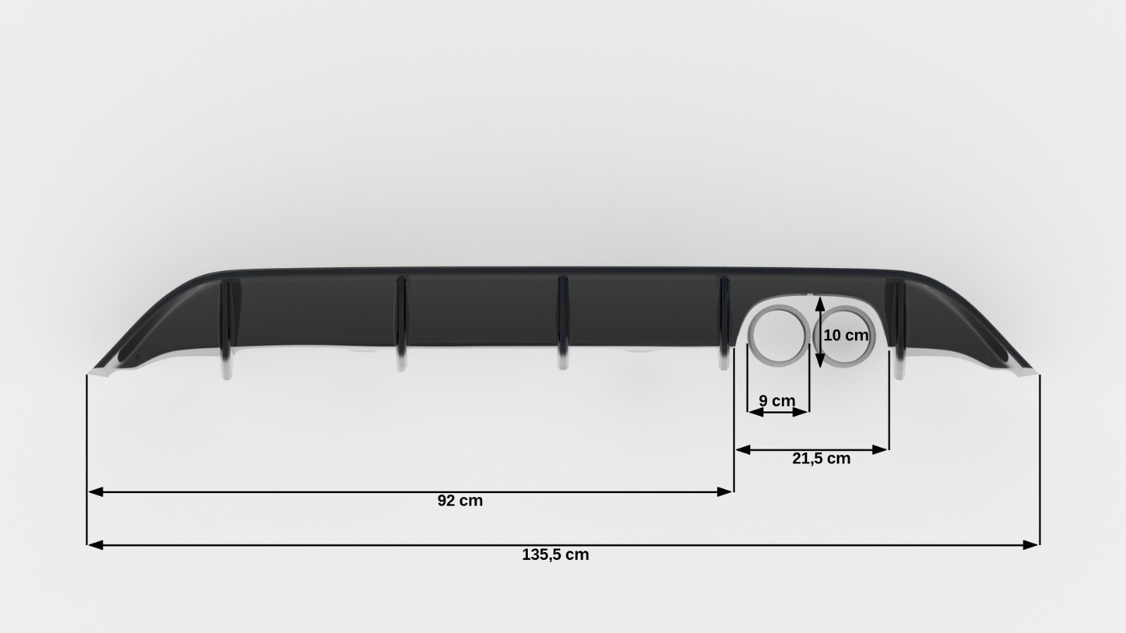 Rear Valance Ford Fiesta ST Mk8