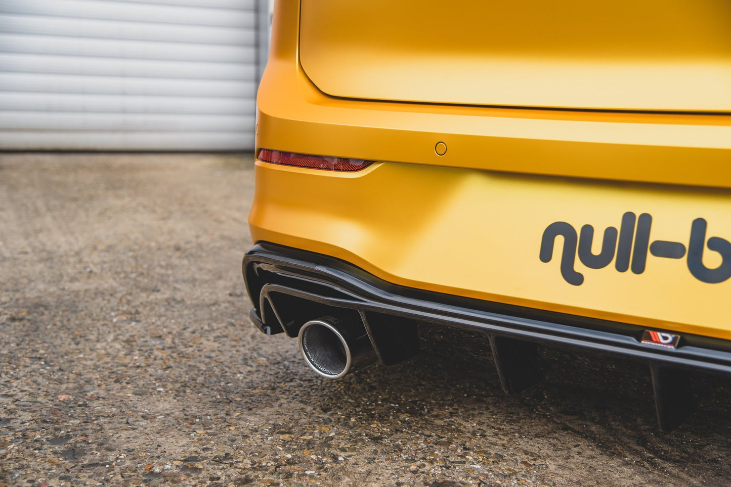 Rear Valance (GTI LOOK) with Exhaust Volkswagen Golf Hatchback Mk8 / Mk8 Facelift
