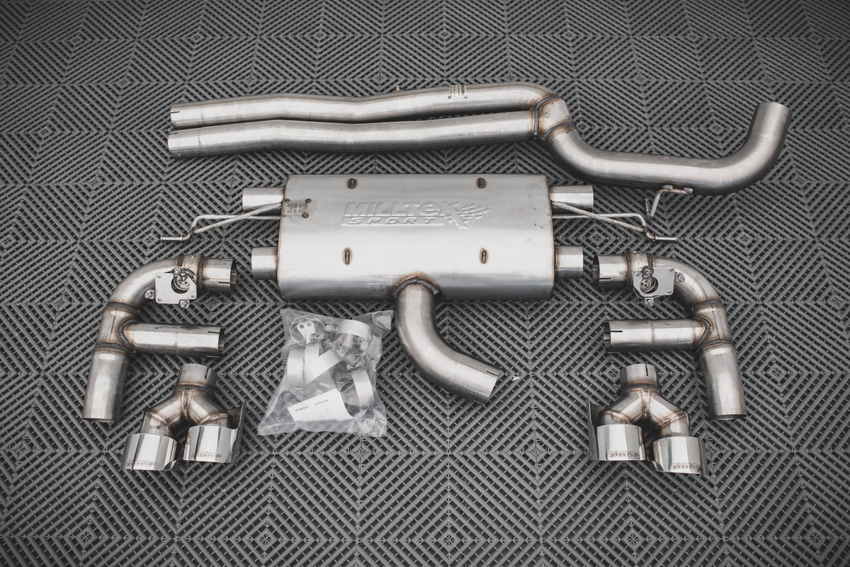 Rear Valance + Milltek Sport Exhaust Audi RS3 Sportback 8V Facelift