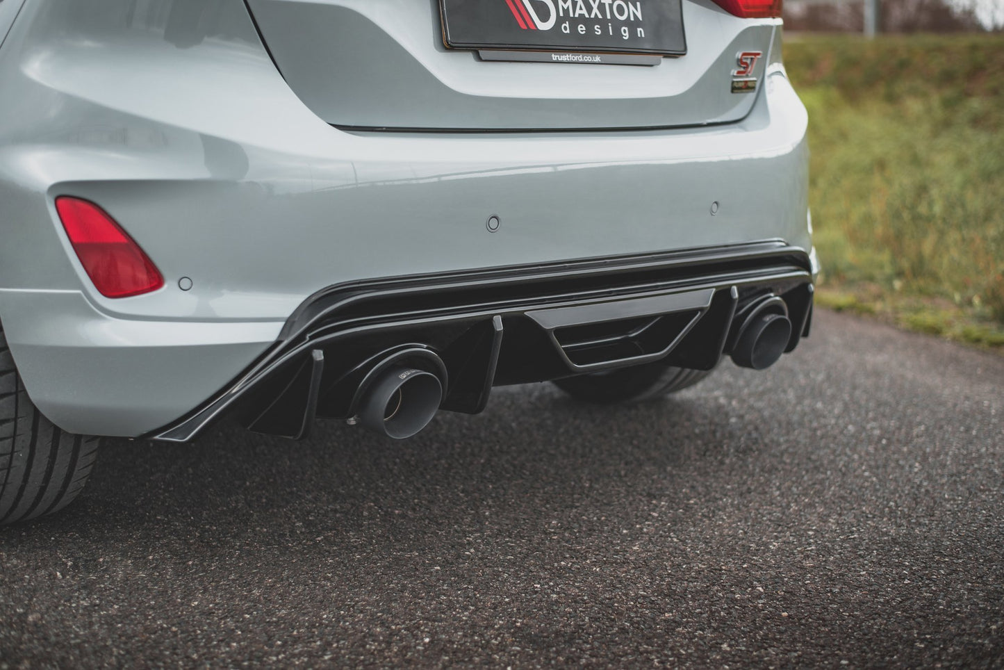 Rear Valance + Milltek Sport Exhaust Extension Ford Fiesta ST Mk8