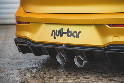 Rear Valance (R32 LOOK) with Exhaust Volkswagen Golf Hatchback Mk8 / Mk8 Facelift