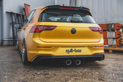 Rear Valance (R32 LOOK) with Exhaust Volkswagen Golf Hatchback Mk8 / Mk8 Facelift