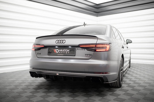 Rear Valance V.1 Audi A4 S-line B9 (Version with dual exhaust tips on one side)