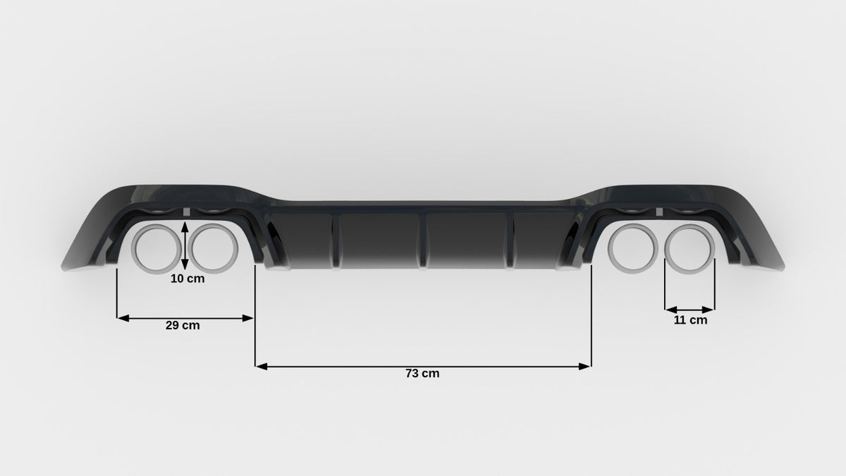 Rear Valance V.1 Volkswagen Golf R Hatchback Mk8