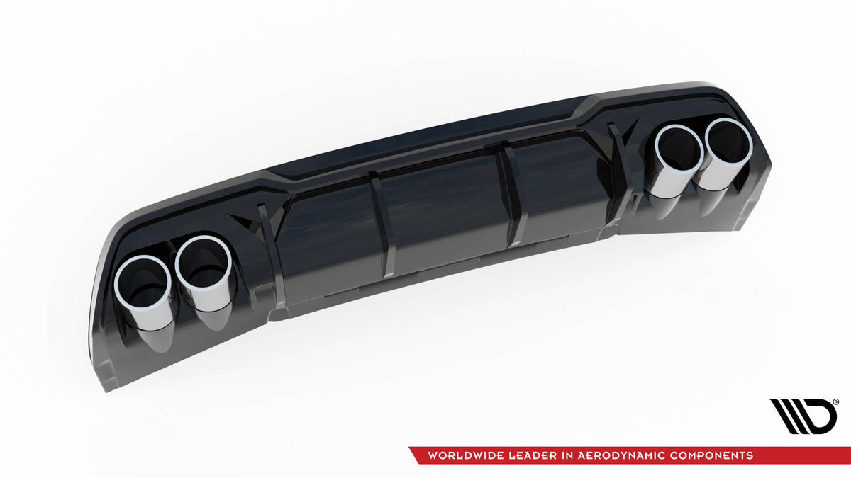 Rear Valance V.3 + Exhaust Ends Imitation Cupra Formentor Mk1