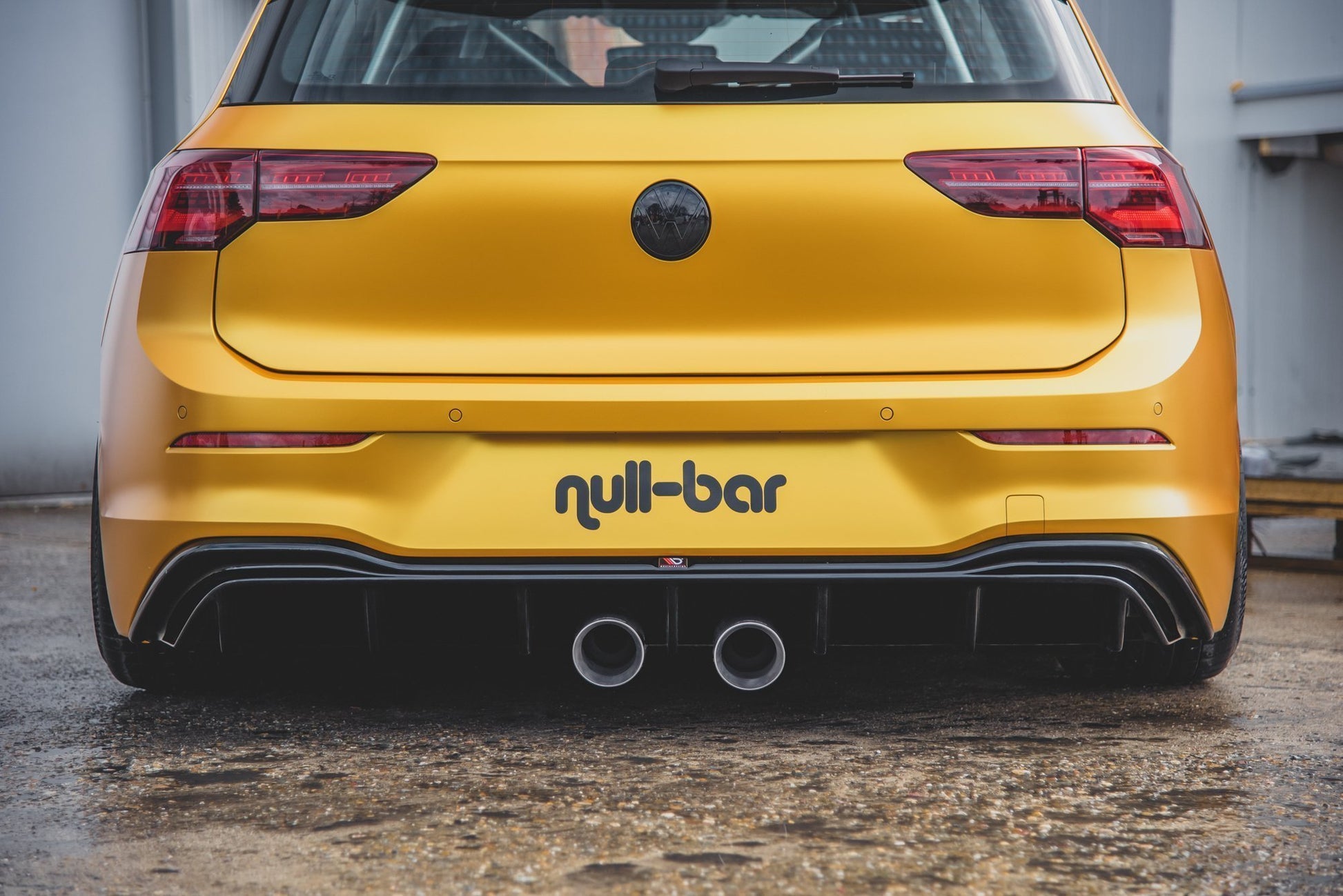 Rear Valance Volkswagen Golf Hatchback Mk8 / Mk8 Facelift (R32 Look)