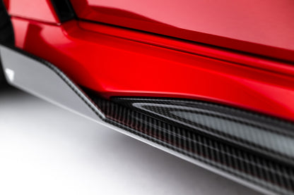 Set of Prepreg Carbon Fiber Side Skirts Audi RS3 Sedan 8Y Facelift