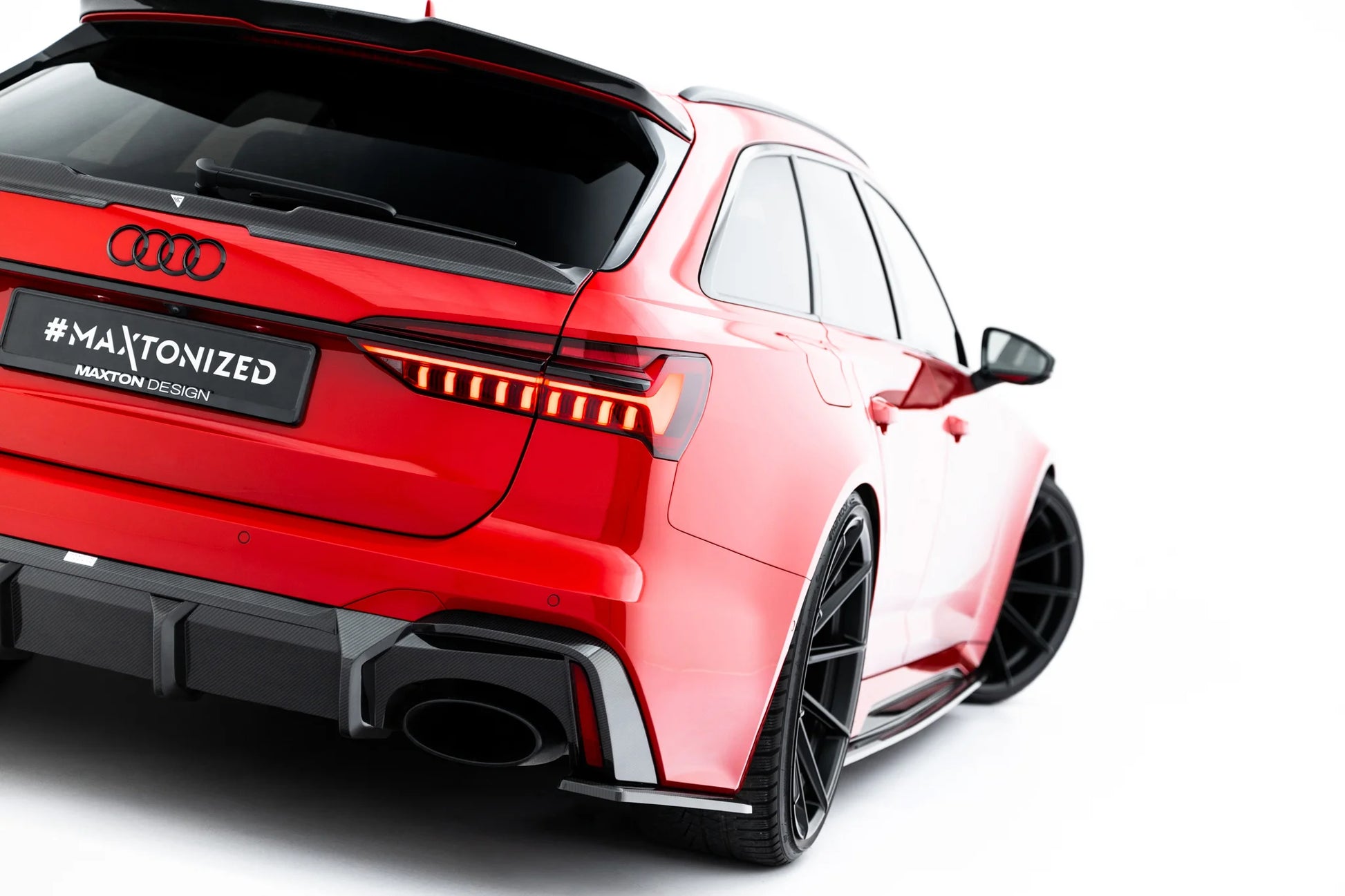 Set of Prepreg Carbon Fiber Splitters Audi RS6 C8 / C8 Facelift
