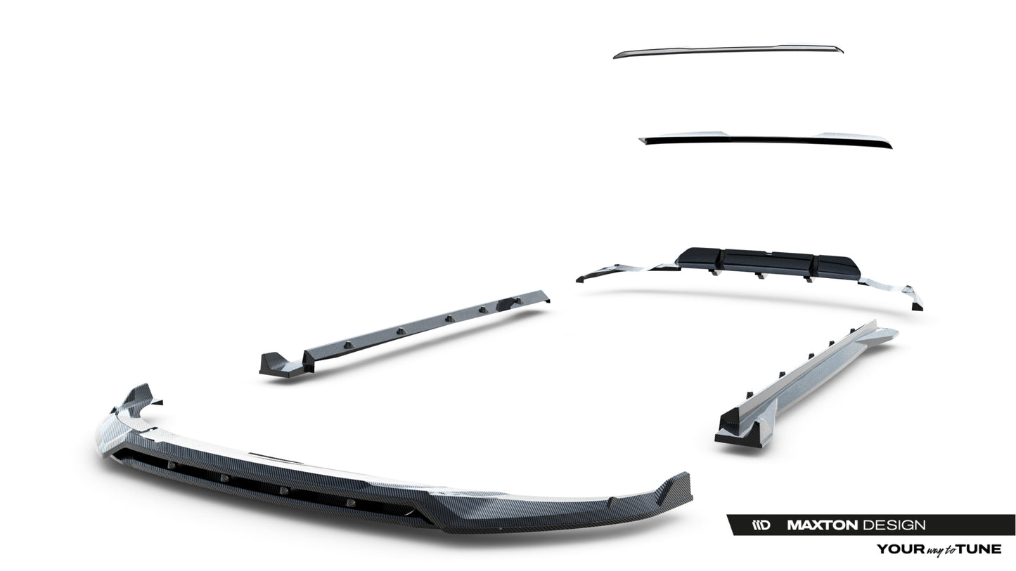 Set of Prepreg Carbon Fiber Splitters Audi RSQ8 Mk1 Facelift