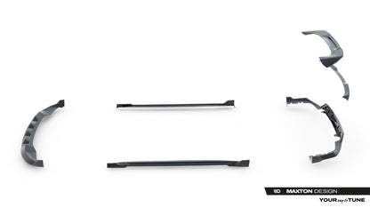 Set of Prepreg Carbon Fiber Splitters BMW X5 M-Pack G05