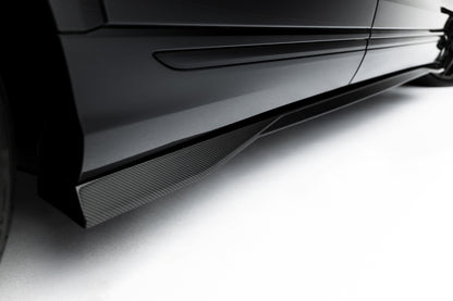 Set of Prepreg Carbon Splitters Audi Q8 S-Line Mk1 Facelift
