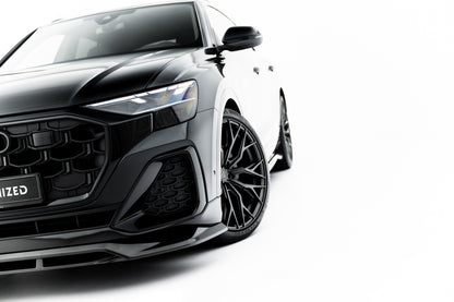 Set of Prepreg Carbon Splitters Audi Q8 S-Line Mk1 Facelift