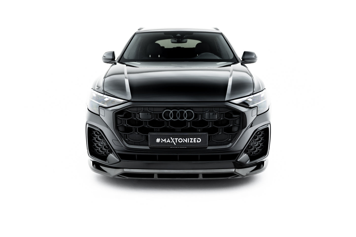 Set of Prepreg Carbon Splitters Audi Q8 S-Line Mk1 Facelift