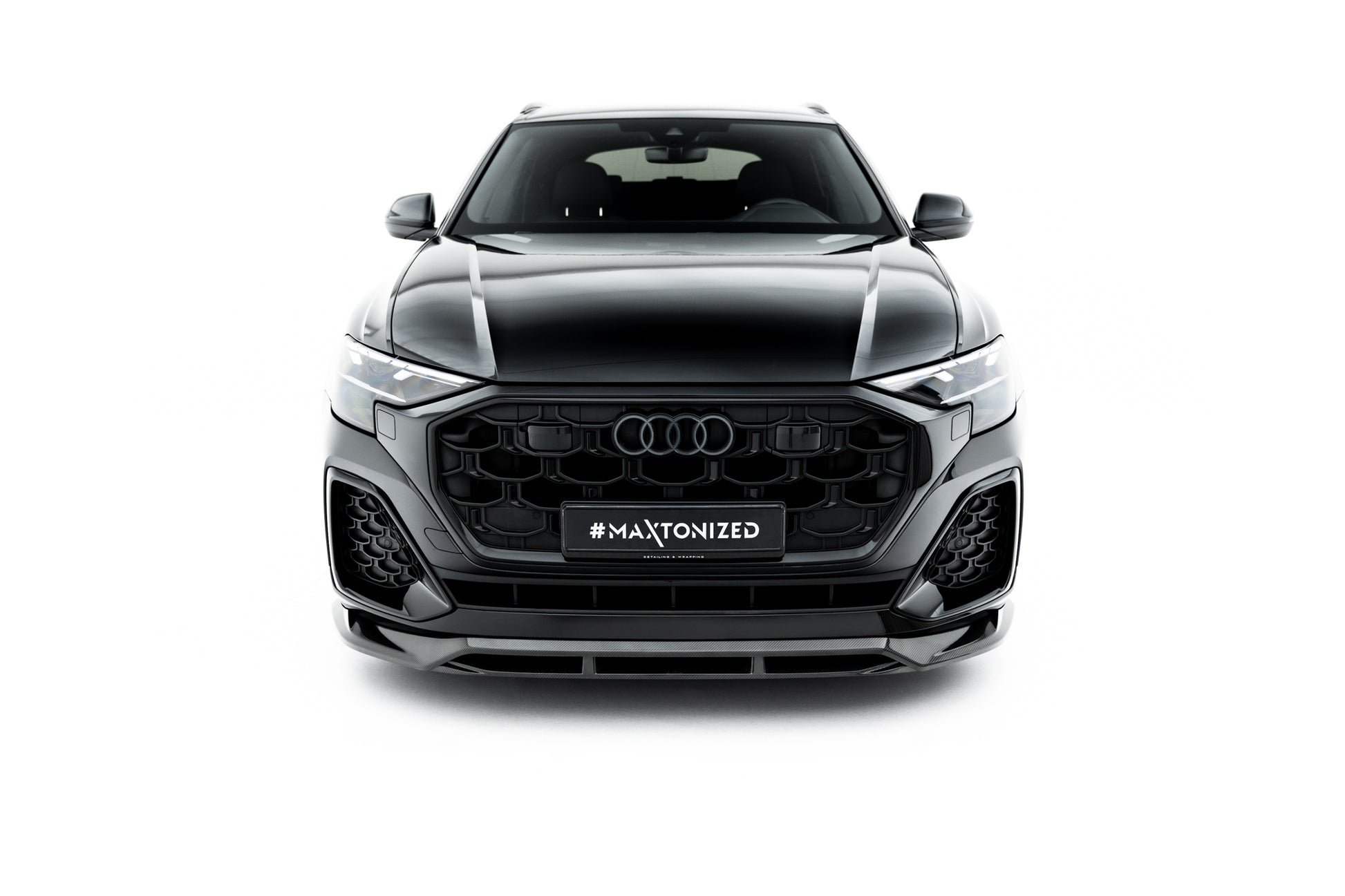 Set of Prepreg Carbon Splitters Audi Q8 S-Line Mk1 Facelift