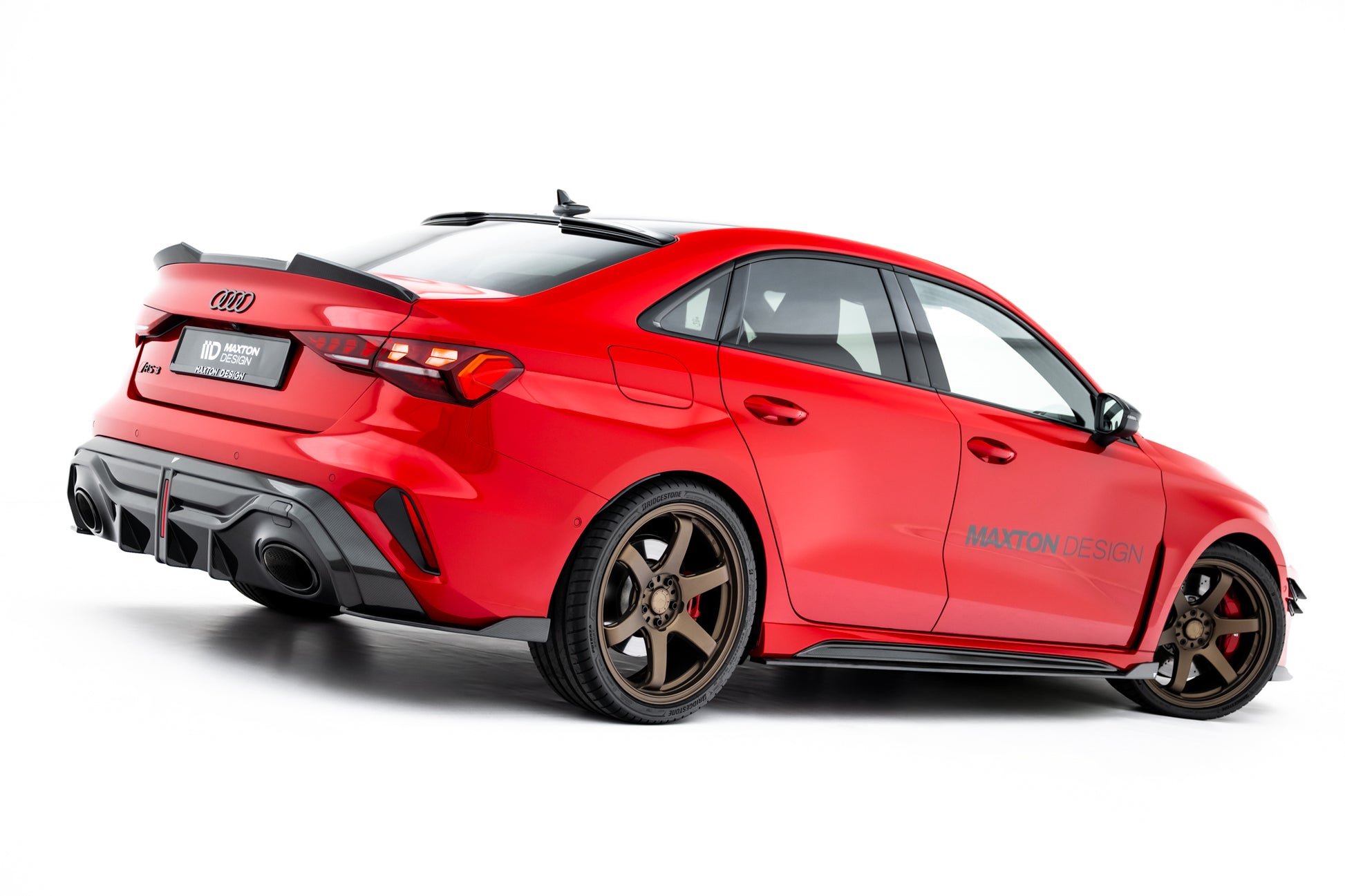 Set of Prepreg Carbon Splitters Audi RS3 Sedan 8Y Facelift