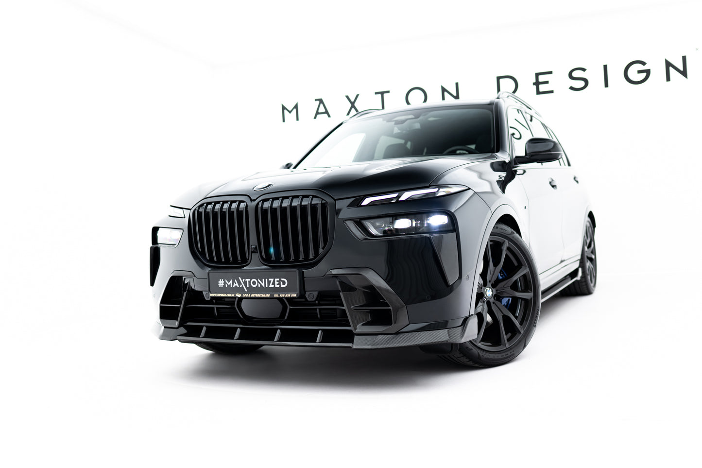 Set of Prepreg Carbon Splitters V.2 BMW X7 M-Pack G07 Facelift