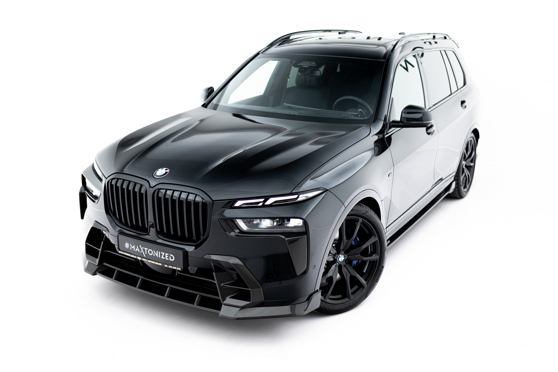Set of Prepreg Carbon Splitters V.2 BMW X7 M-Pack G07 Facelift