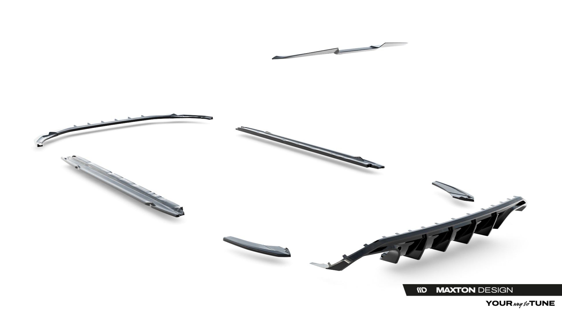Set of Splitters  Audi A3 S-Line Sportback 8Y