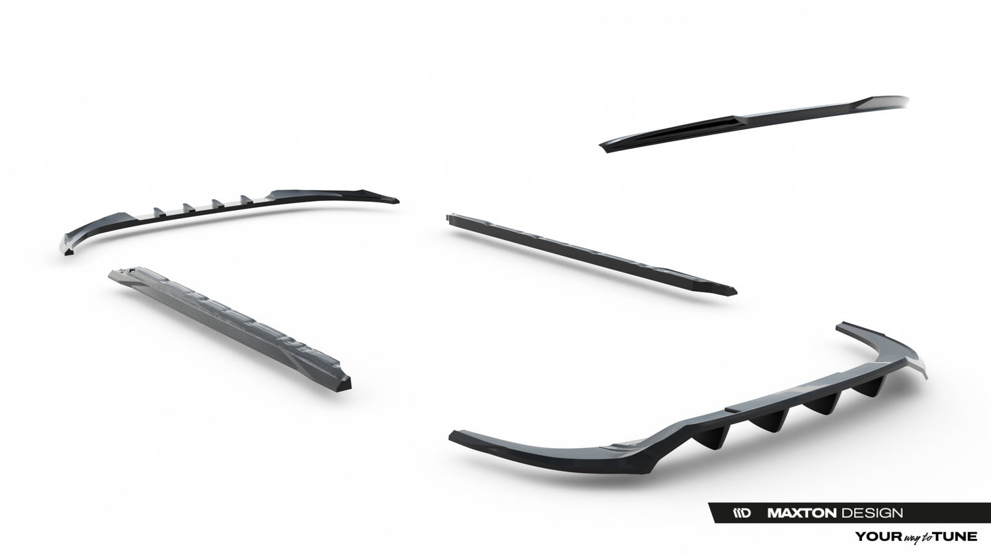 Set of Splitters Audi A3 Sedan 8Y Facelift