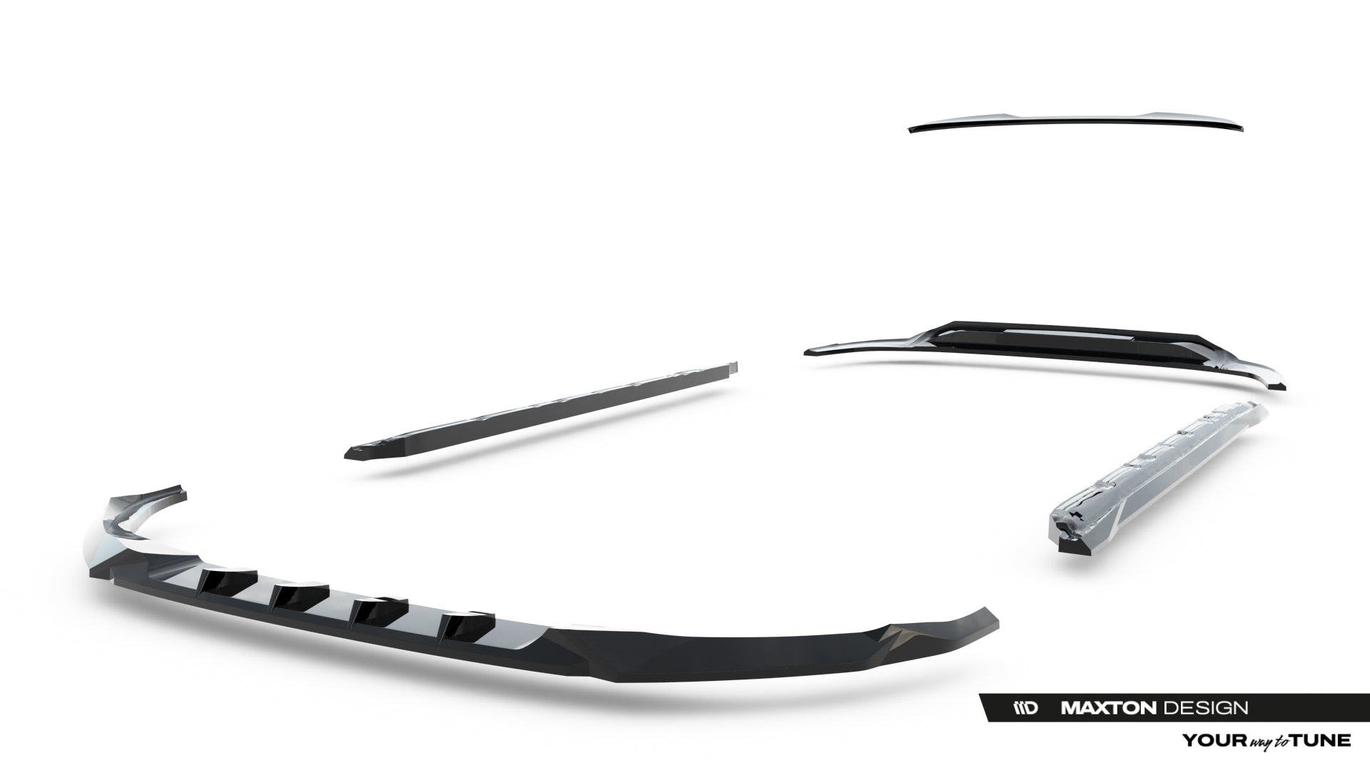 Set of Splitters Audi A3 Sedan 8Y Facelift
