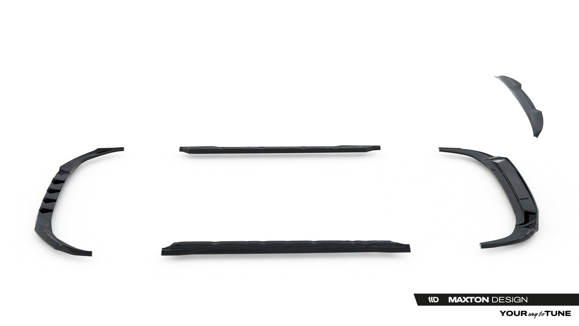 Set of Splitters Audi A3 Sedan 8Y Facelift