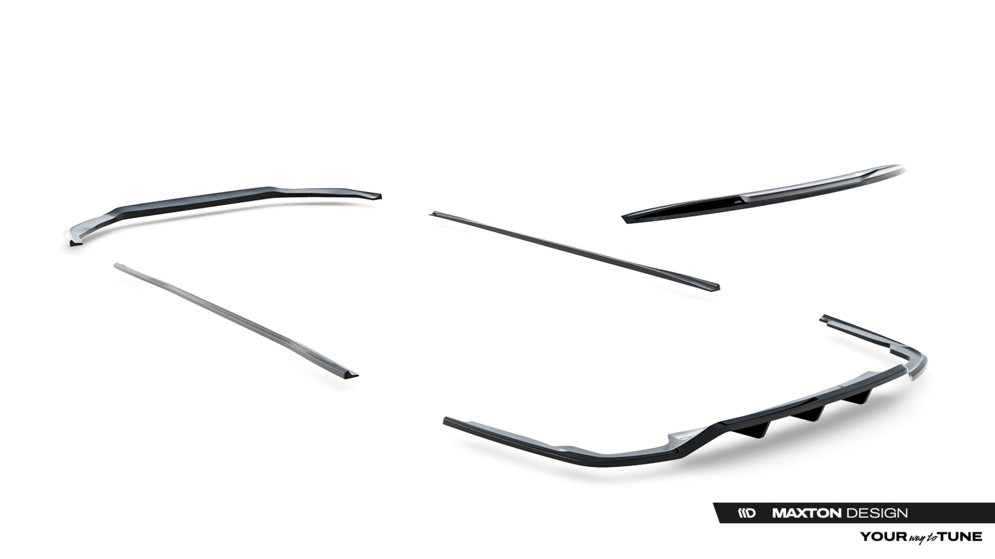 Set of Splitters Audi A8 S-Line D5