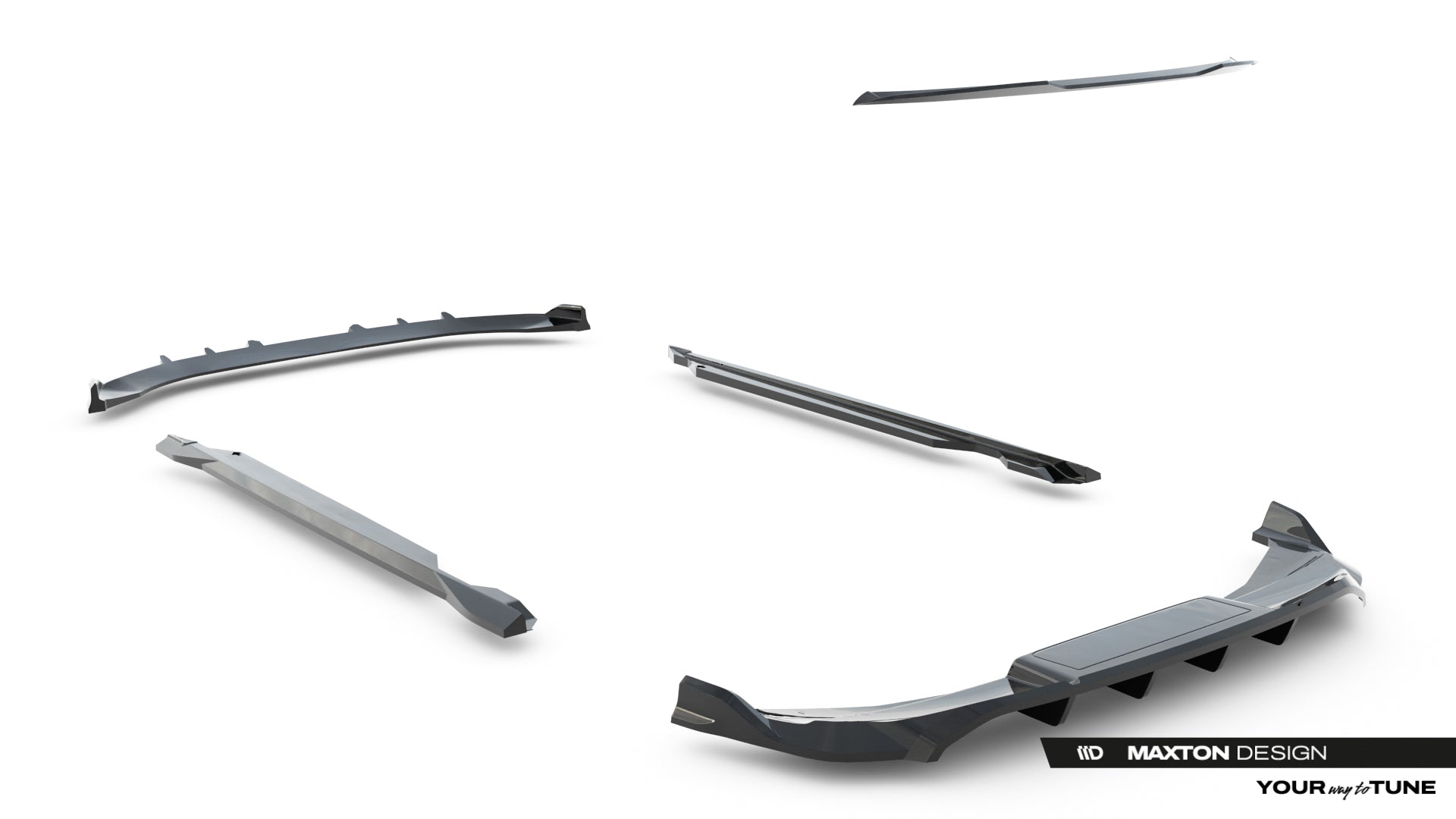 Set of Splitters Audi Q6 e-tron S-Line / SQ6 e-tron SUV Mk1