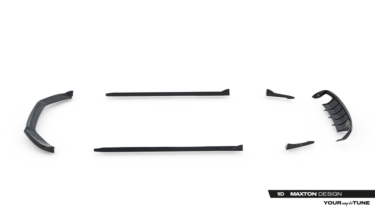 Set of Splitters Audi S4 Sedan B8