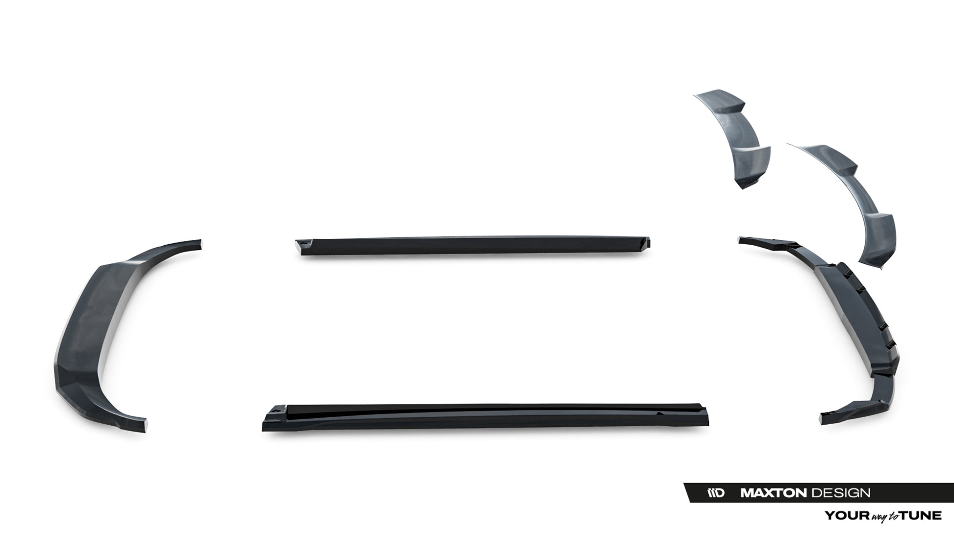 Set of Splitters Audi SQ8 / Q8 S-Line Mk1 Facelift