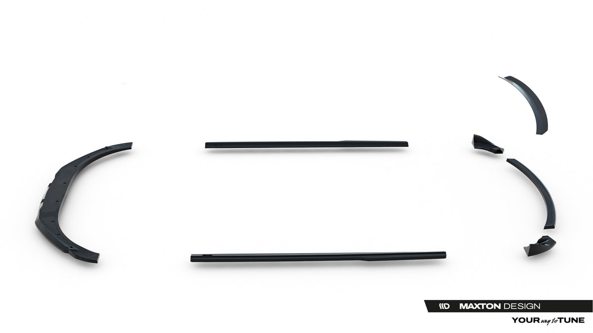 Set of Splitters Audi TT S-Line 8J Facelift