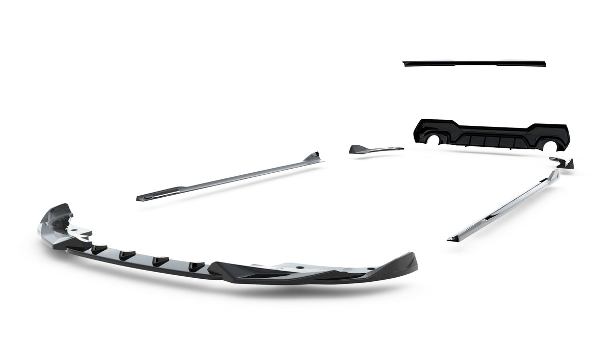 Set of Splitters BMW 4 M-Pack Coupe G22 / G22 Facelift