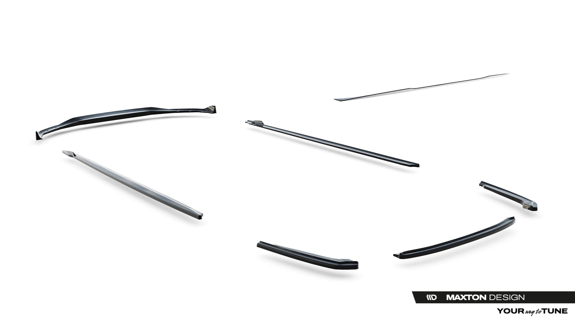 Set of Splitters BMW 5 Sedan M-Pack G30