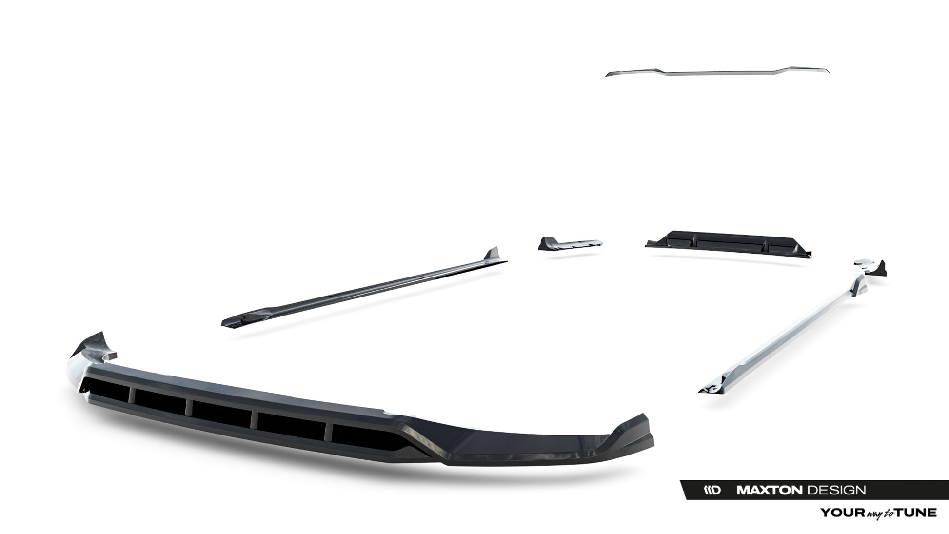 Set of Splitters BMW X3 M-Pack G01 Facelift