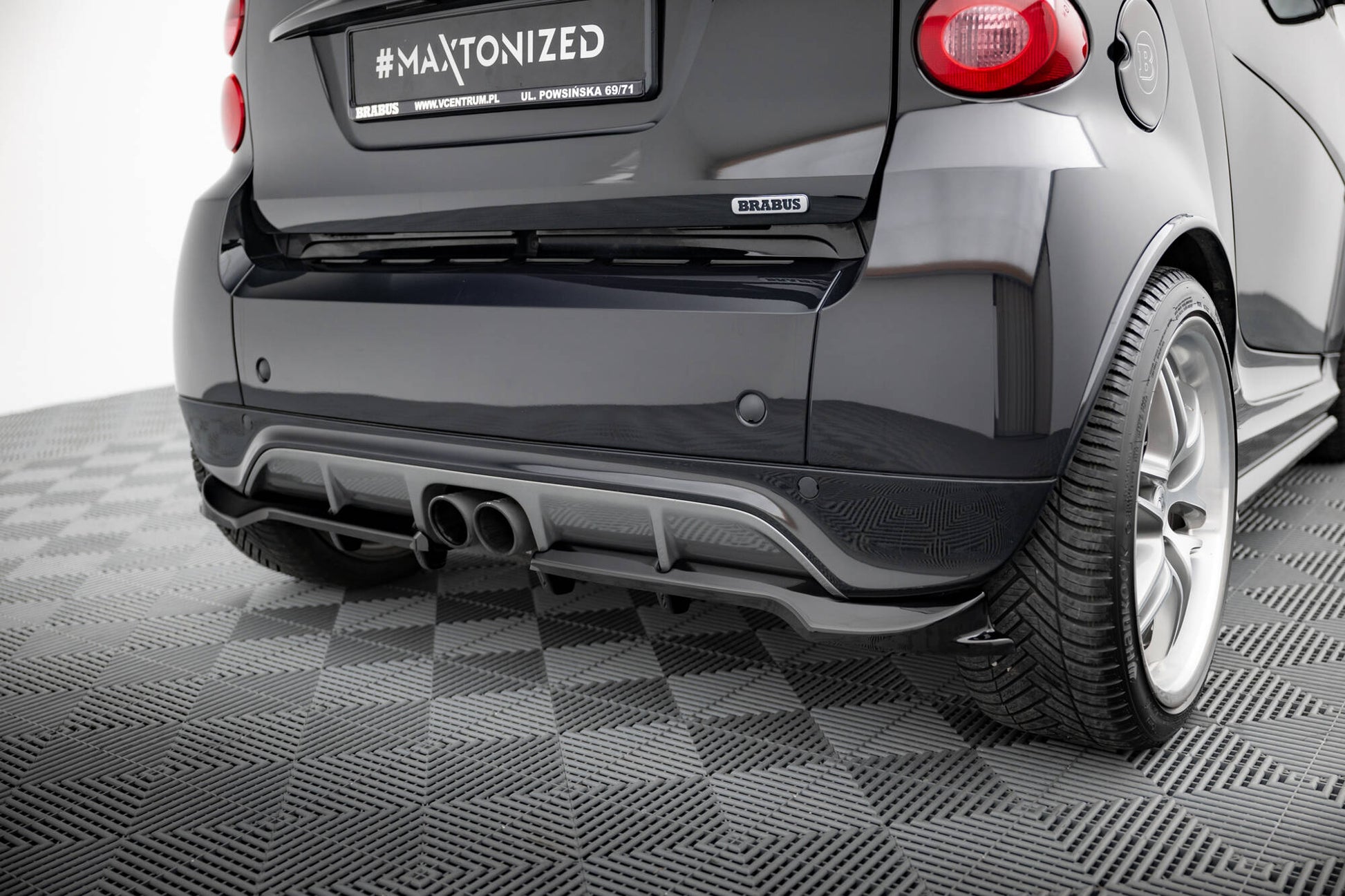 Set of Splitters Brabus Smart Fortwo C451 Facelift