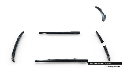 Set of Splitters Brabus Smart Fortwo C451 Facelift