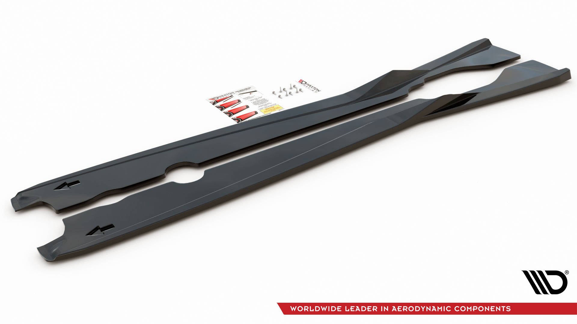 Set of Splitters Chevrolet Corvette C8